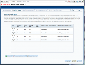 Auto-discovery of target host resources