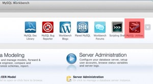 MySQL utilities in Workbench